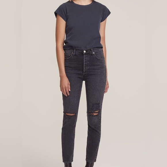 Agolde Nico High Rise Slim in Cassette - Picture 5 of 12